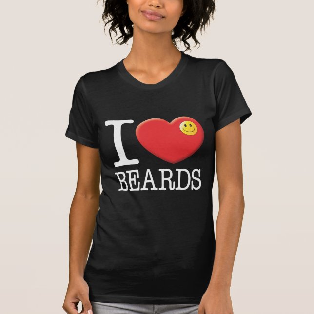 Skägg Tee Shirt (Framsida)