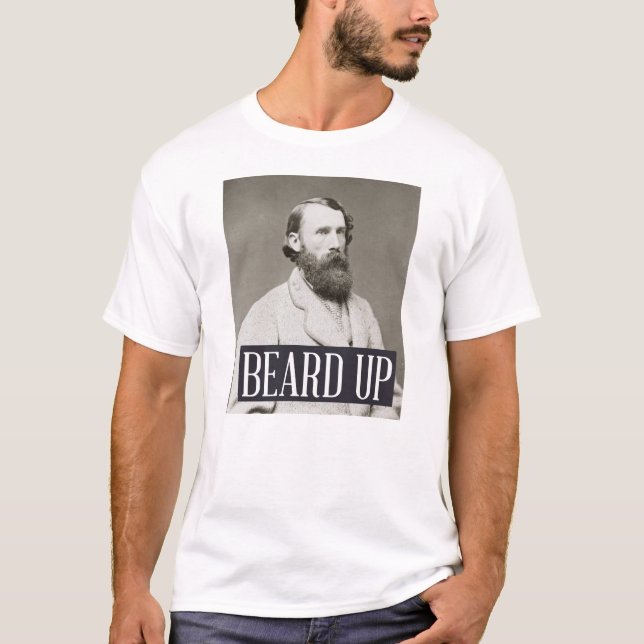 Skägg UPP Tee Shirt (Framsida)