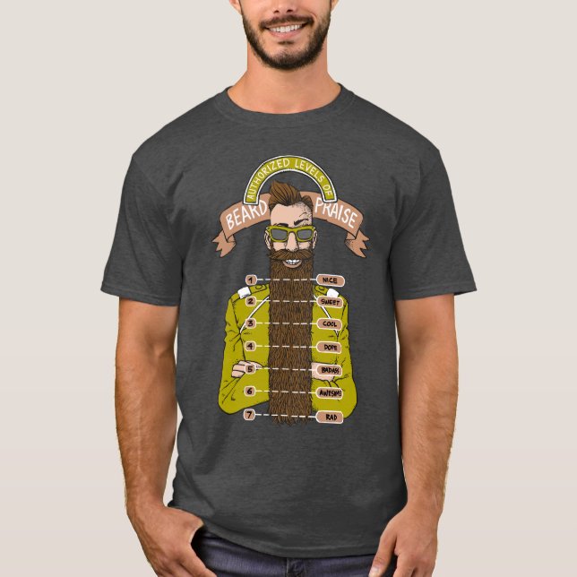 Skäggberöm Tee Shirt (Framsida)