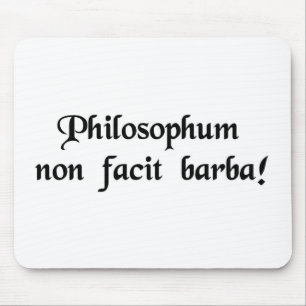 Skägget definierar inte en philosopher. musmatta