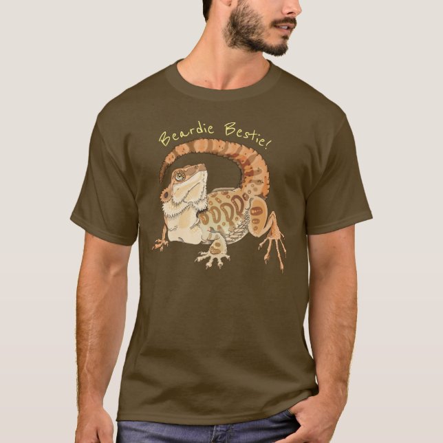 Skäggig Bästa Vän! T Shirt (Framsida)