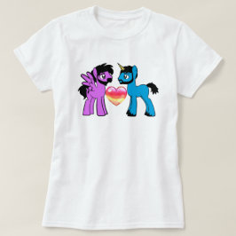 Skäggig Brony Damstorlek T-Shirt