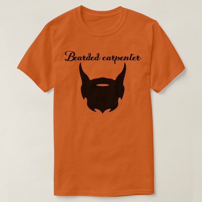 skäggig carpenter 16 t shirt (Design framsida)