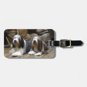 Skäggig Collie Bagagebricka