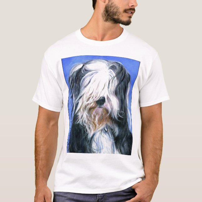 Skäggig Collie Tee (Framsida)