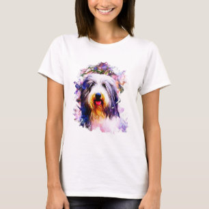 Skäggig Collie Tee Shirt