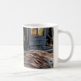 Skäggig Colliemattamugg Kaffemugg