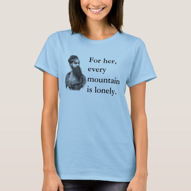 Skäggig damutslagsplats tee (Framsida)