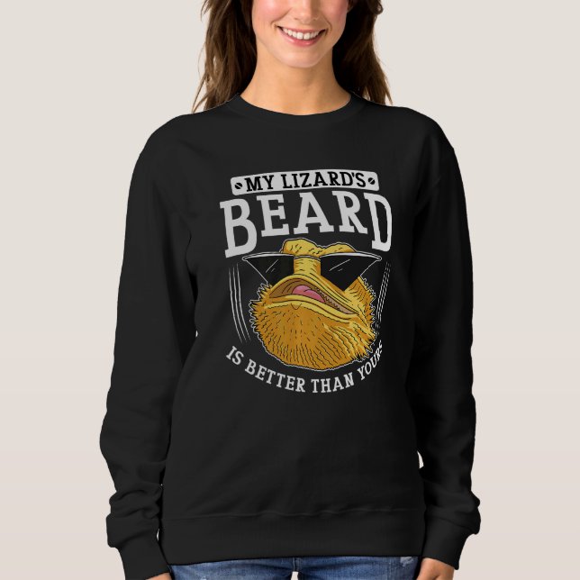 Skäggig drak Skäggig ödla Cool ödla Drak T Shirt (Framsida)