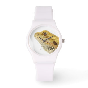 Skäggig drake (Pogona Vitticeps) Armbandsur