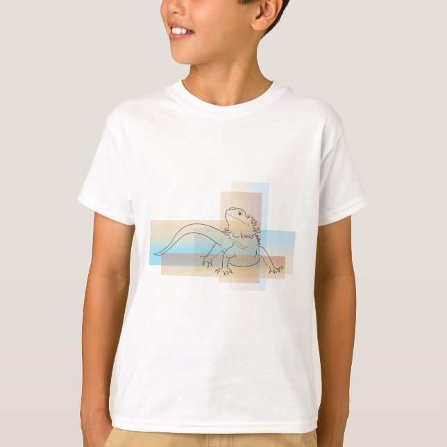 Skäggig drake tee shirt (Framsida)