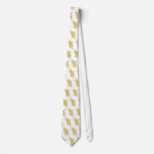 Skäggig drakeTie (tända färger), Slips