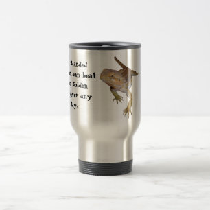Skäggig draketravel mug resemugg