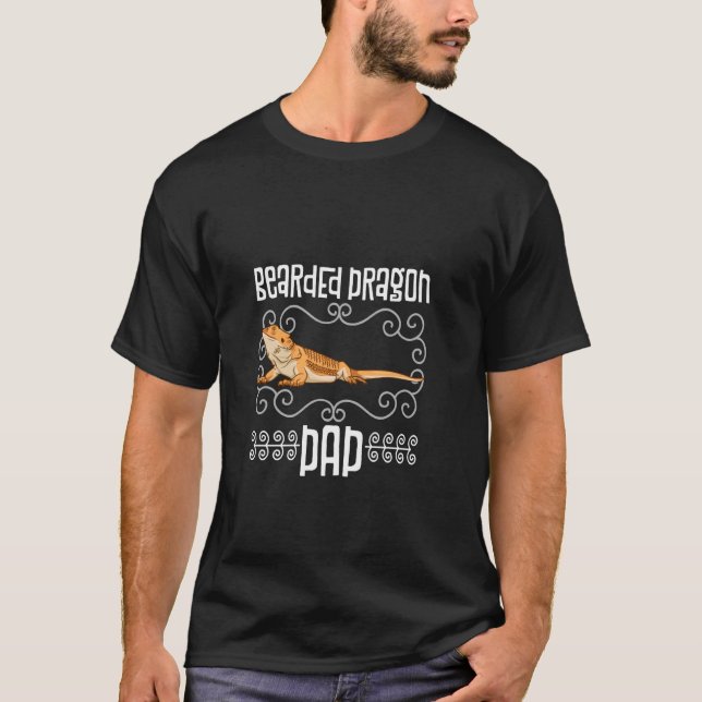 Skäggig Drakpappa T Shirt (Framsida)