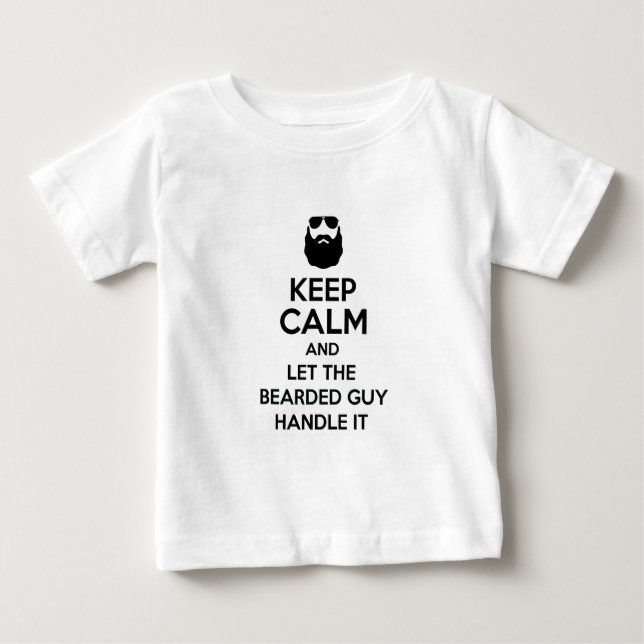 Skäggig grabb tee shirt (Framsida)