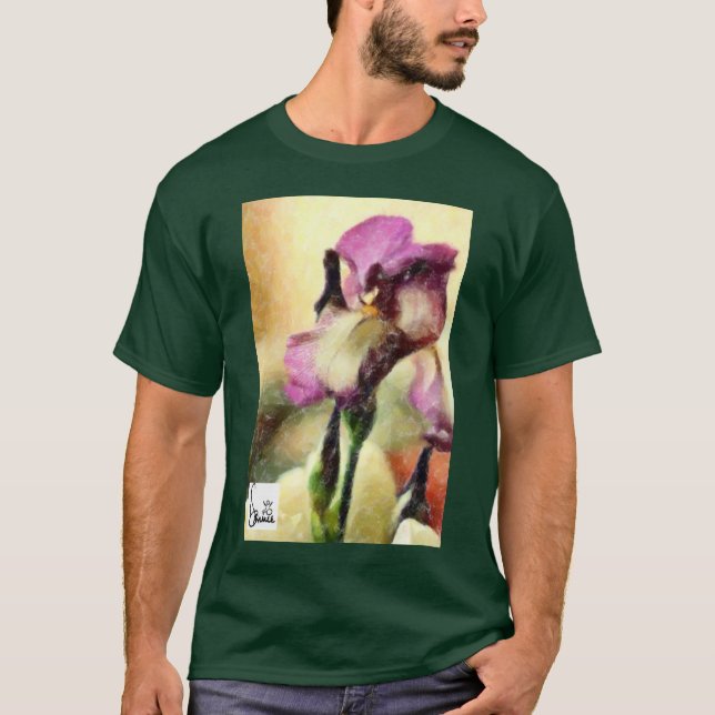 Skäggig Iris T Shirt (Framsida)