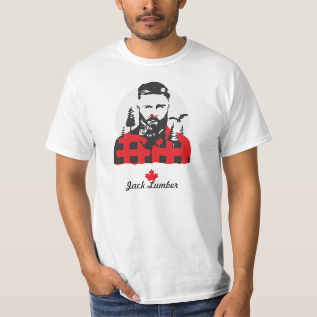 Skäggig man #2 t-shirt (Framsida)