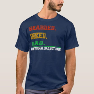 skäggig pappa 1 t shirt