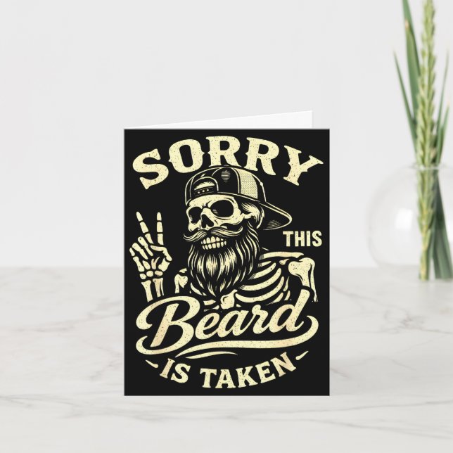 Skäggig pappa pappa fars dag ledsen denna skägg är kort (Framsida)