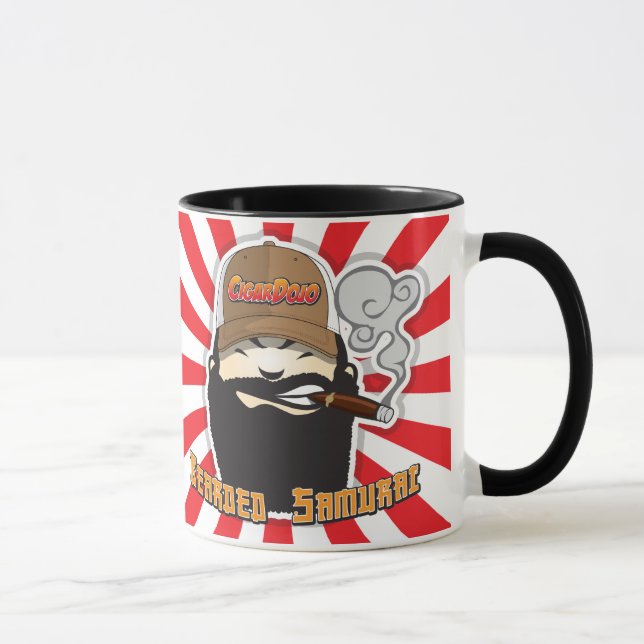 Skäggig Samuraimugg Mugg (Höger)