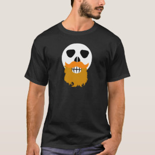 Skäggig skalle t shirt