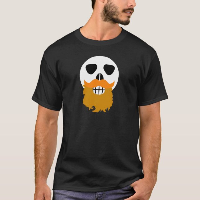 Skäggig skalle t shirt (Framsida)