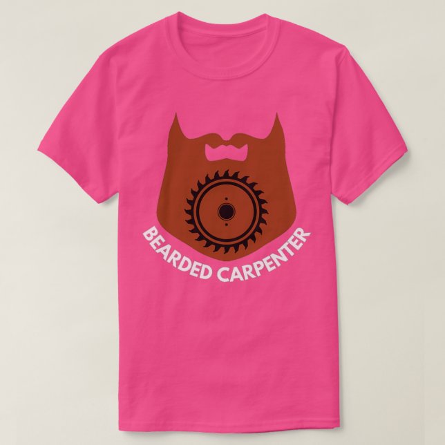 skäggig snickare 12 t shirt (Design framsida)