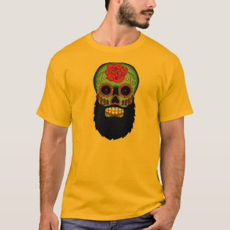 Skäggig sockerskalle t-shirt