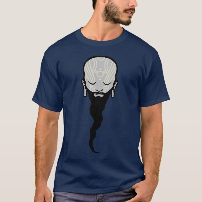 Skäggig Zentastic logotyp Tee (Framsida)