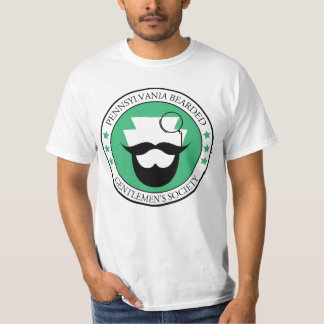 Skäggiga gentleman för PA Societ-Utslagsplats T-shirt
