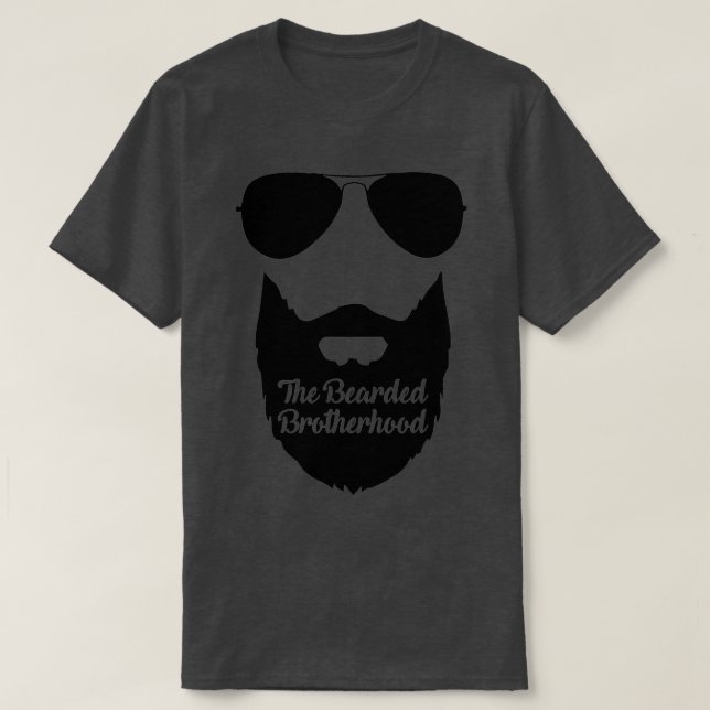 Skäggigt brödraskap t shirt (Design framsida)