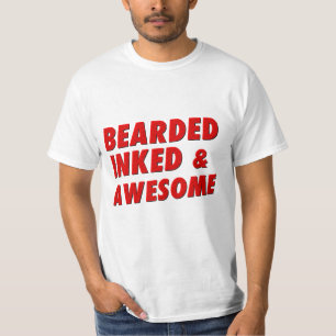 Skäggigt Inked & fantastisk T Shirt