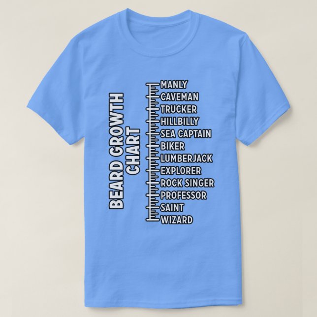 skäggsdiagram 3 t shirt (Design framsida)