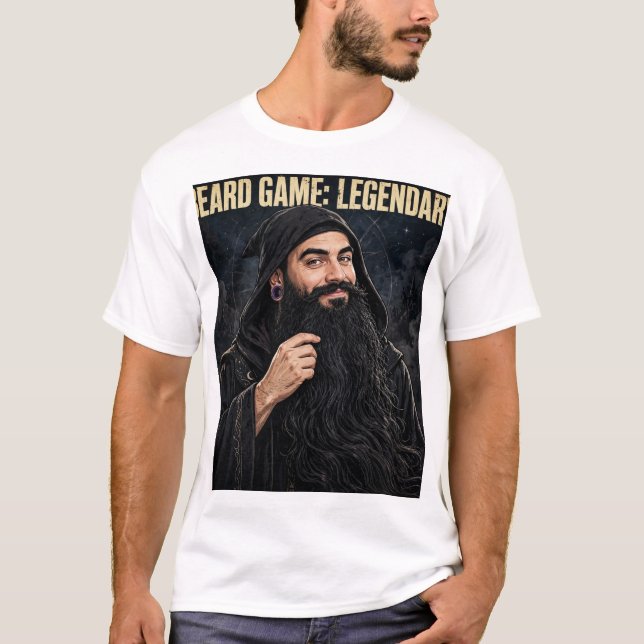 Skäggspel: Legendarisk T Shirt (Framsida)