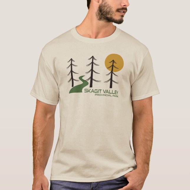 Skagit Valley Province Park Trail T Shirt (Framsida)