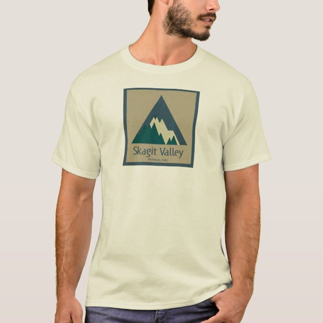 Skagit Valley Provincial Park Rustik T Shirt (Framsida)