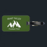 Skagit Valley Provinspark Bagagebricka<br><div class="desc">Skagit Valley Provincial Park i British Columbia Canada har drabbats av återfall av glaciärer och kännetecknas av utmärkta fritidsmöjligheter utomhus i en naturlig,  vildmarksliknande miljö. Besökare kan njuta av att fiska längs 50 km av stigar,  flodfiske,  camping och piskning.</div>