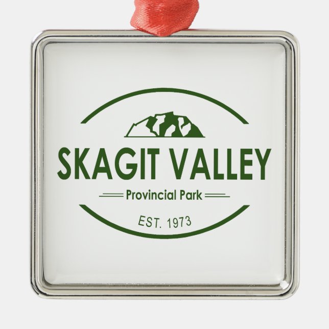 Skagit Valley Provinspark Julgransprydnad Metall (Framsidan)