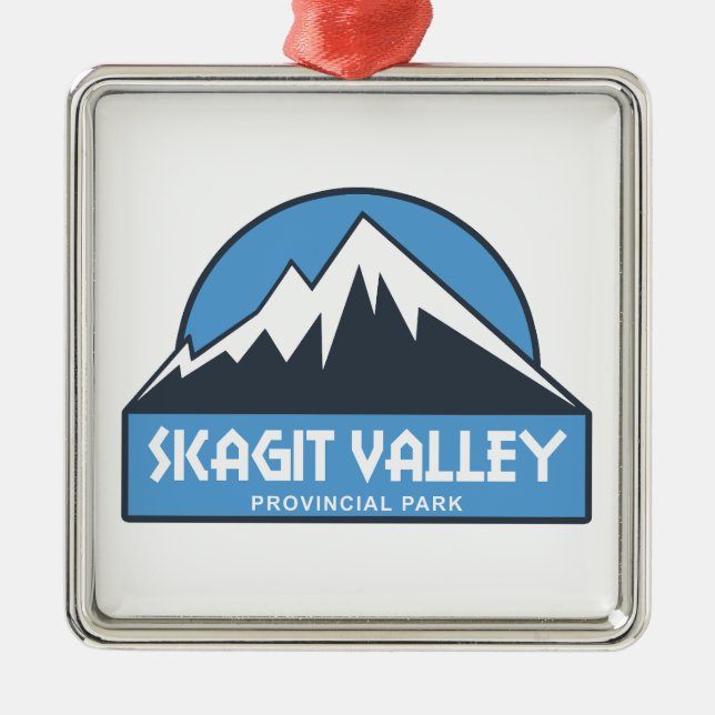Skagit Valley Provinspark Julgransprydnad Metall (Framsidan)