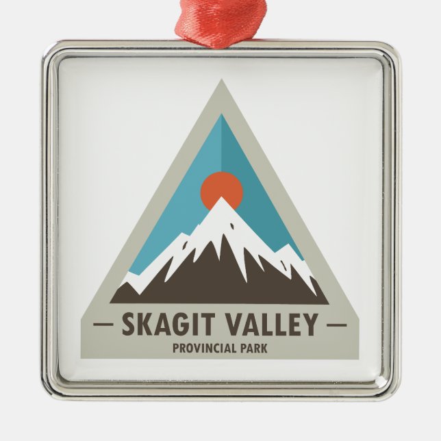 Skagit Valley Provinspark Julgransprydnad Metall (Framsidan)