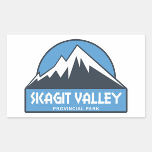 Skagit Valley Provinspark Rektangulärt Klistermärke