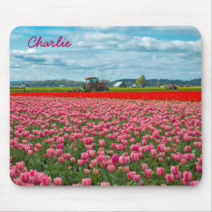 Skagit Valley Tulip Vår Musmatta