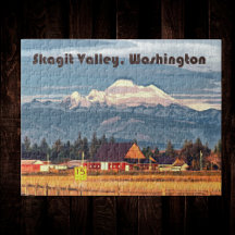 Skagit Valley WA Farm Mount Baker