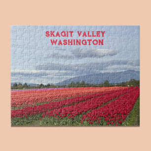 Skagit Valley Washington State Tulpanfält Pussel