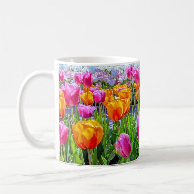 Skagit Valley, Washington Tulip Kaffemugg (Vänster)