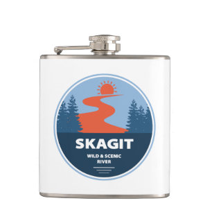 Skagit Vild och Scenfloden Washington Fickplunta