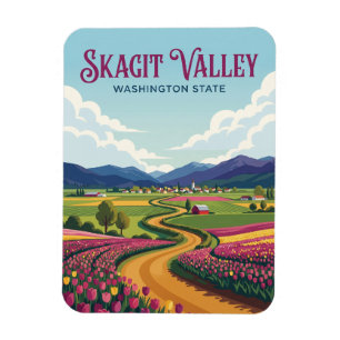 Skagitdalen USA Magnet