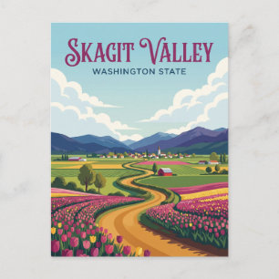 Skagitdalen USA Vykort