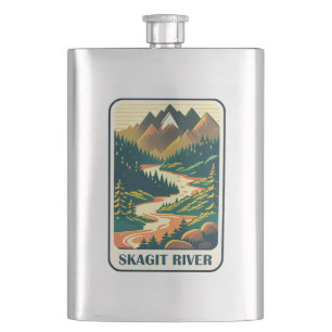 Skagitfloden Washington Färg Fickplunta