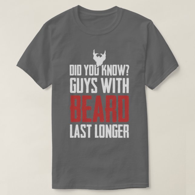 Skägnad skäggsgåva 7 t shirt (Design framsida)